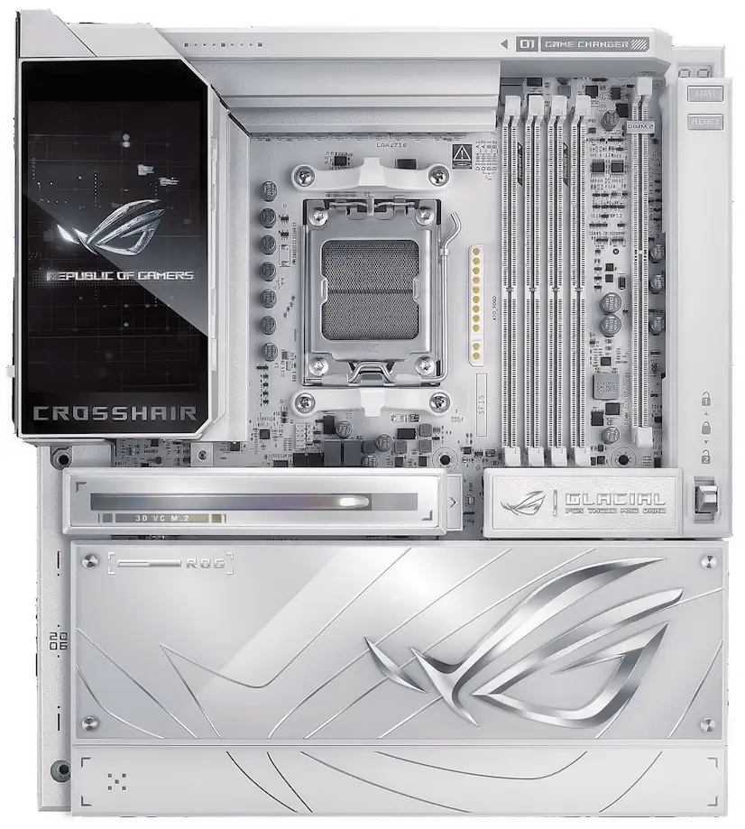 Montaje Placa Base ASUS ROG CROSSHAIR X870E GLACIAL El Molar El Molar PC - Montaje Placa Base ASUS ROG CROSSHAIR X870E GLACIAL El Molar